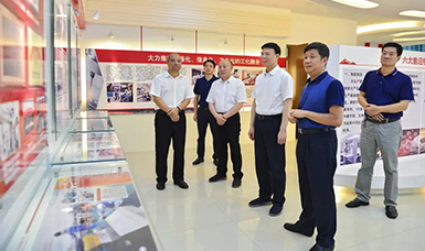 福建省人大常委會(huì)黨組書記、副主任張廣敏蒞臨虹潤(rùn)公司調(diào)研指導(dǎo)