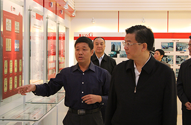 福建省委常委、省紀(jì)委書記倪岳峰調(diào)研虹潤(rùn)公司